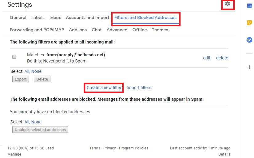 What should I do if I'm having problems getting emails from Bethesda