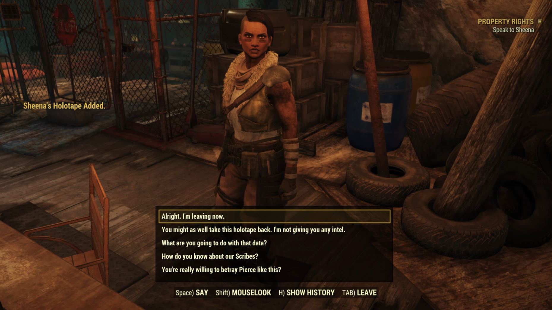 "Property Rights" - Quest - Fallout 76 - Bethesda Support