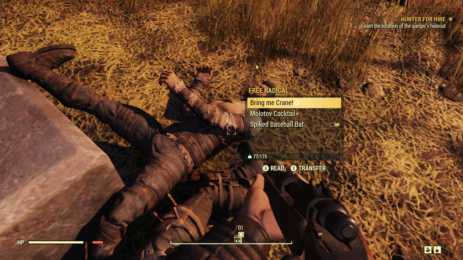 "Hunter for Hire" Quest Fallout 76 Bethesda Support