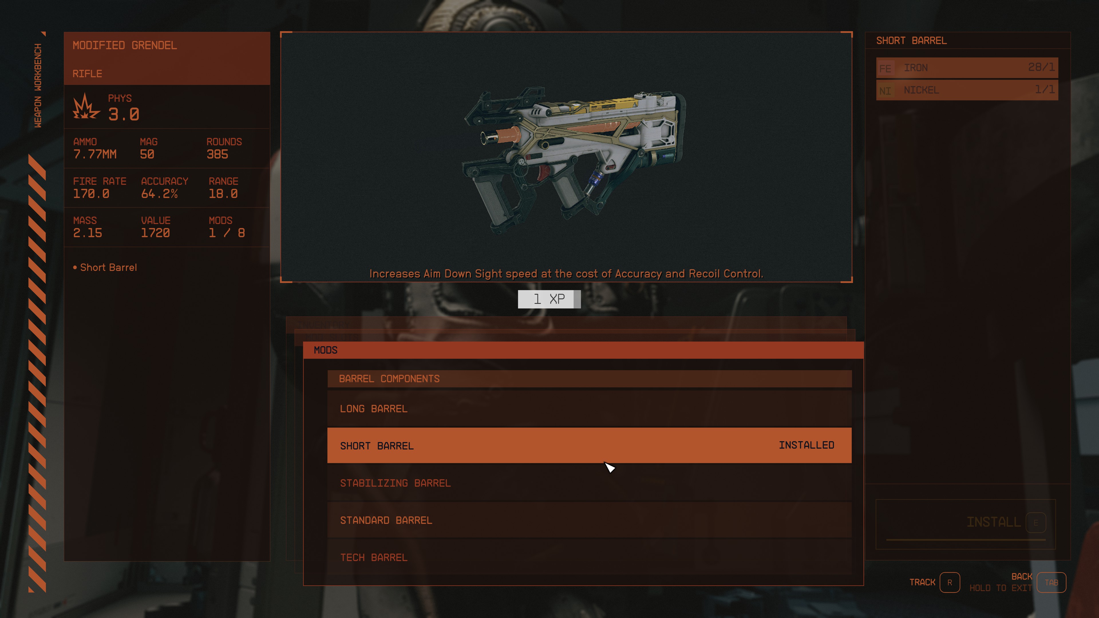 Weapon workbench starfield bethesda support